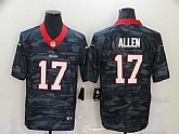 Nike Bills 17 Josh Allen Black Camo Limited Jersey Dzhi,baseball caps,new era cap wholesale,wholesale hats